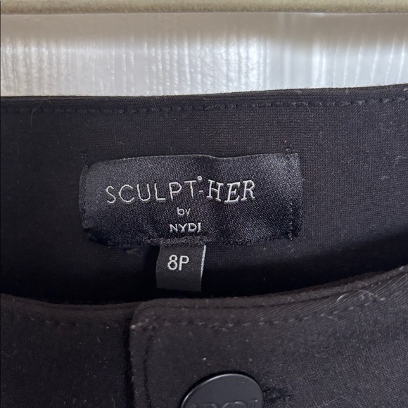 NYDJ Black classic trouser pant with Sculpt Her technology 8P - Picture 3 of 8